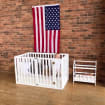 Busywood Montessori Floor Bed with Slats - Safe & Engaging Playpen Bed for Toddlers & Babies