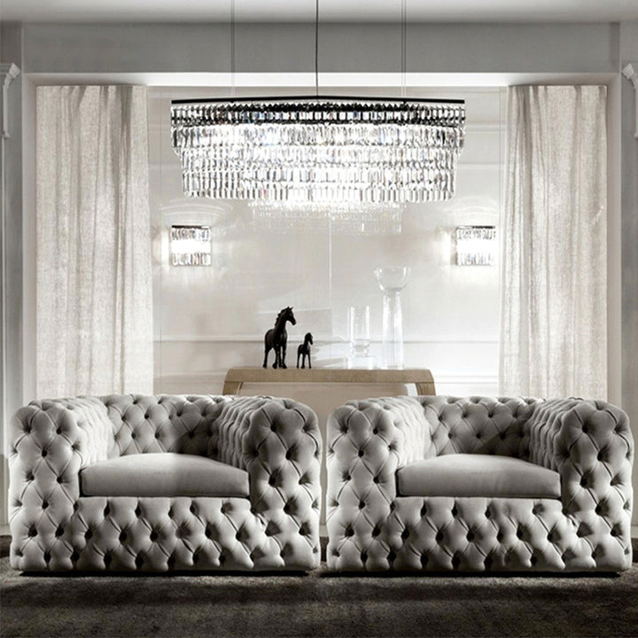 Wholesale Couch Living Room Sofa Cama Muebles Modern Designer Luxury Tufted Chesterfield Velvet Tufted Sofas Set Furniture