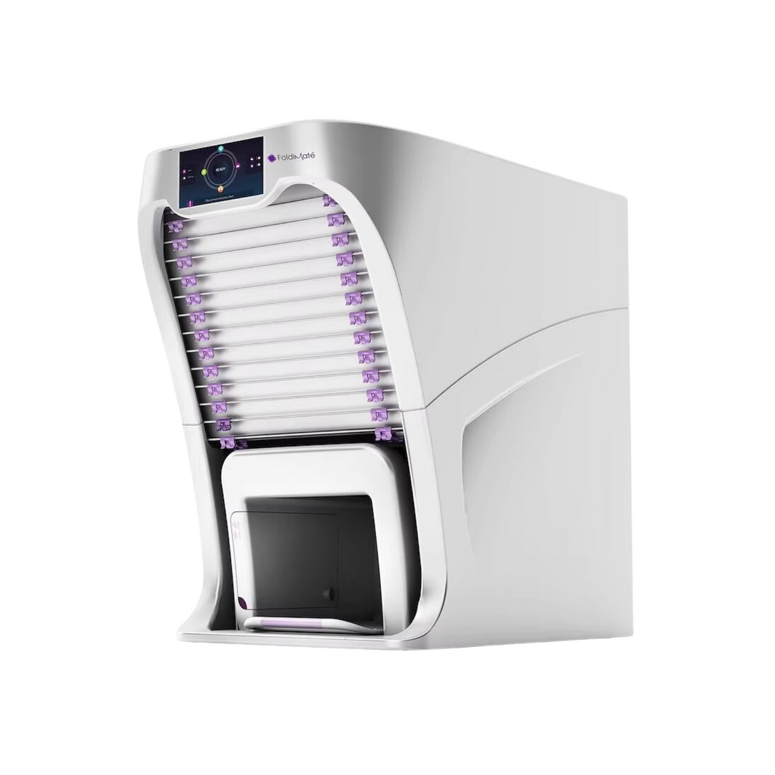 Foldi, the machine that folds and irons your clothes