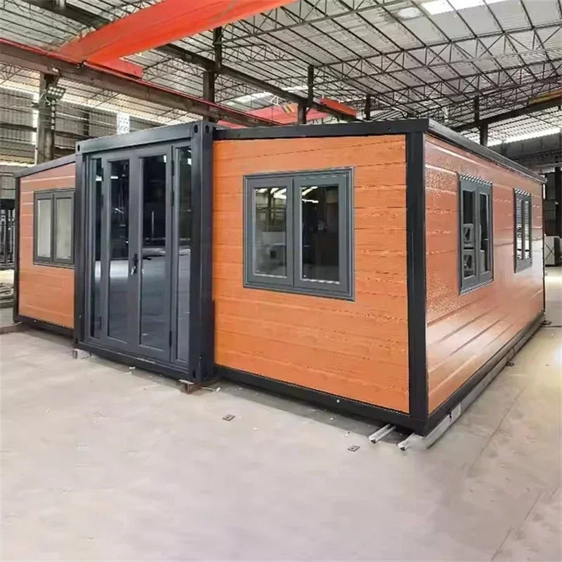 Luxury Expandable Container Home: 20ft/40ft Prefab Steel Cabin - Waterproof & Ready-Made