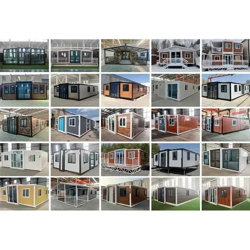 Luxury Expandable Container Home: 20ft/40ft Prefab Steel Cabin - Waterproof & Ready-Made