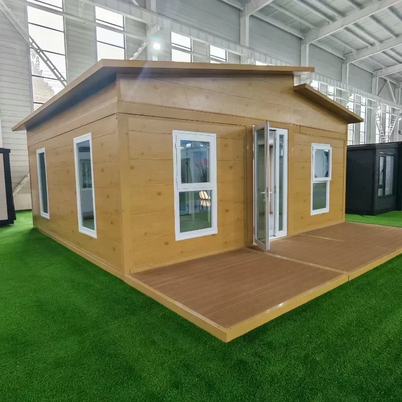 Luxury Expandable Container Home: 20ft/40ft Prefab Steel Cabin - Waterproof & Ready-Made