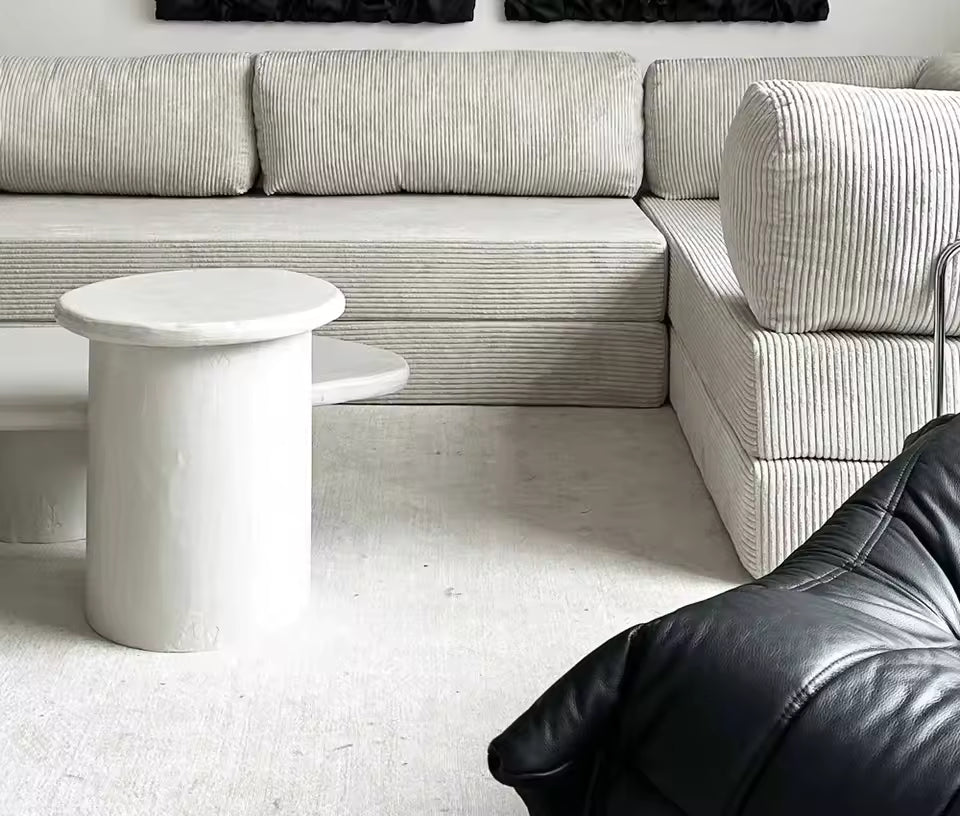Luxurious High-Density Foam Corner Sofa Bed with Vacuum Compression - Modern Living Room Design