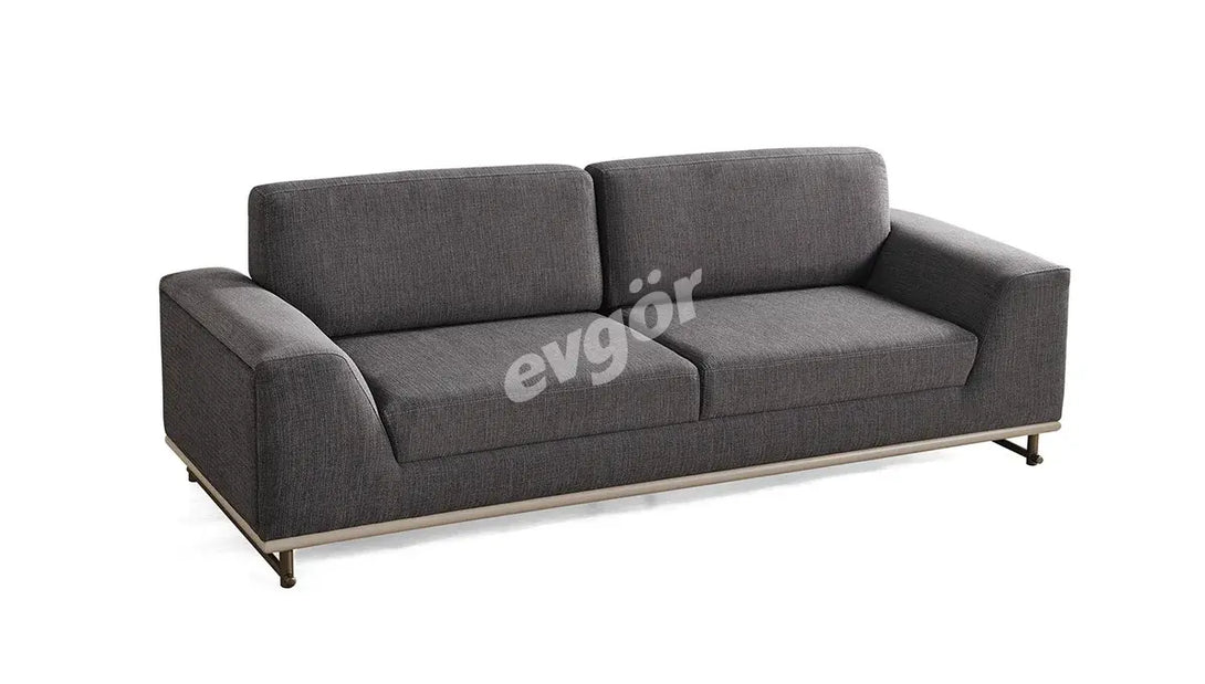 Amenno Walnut Sofa Set