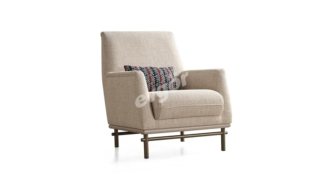 Amenno Walnut Sofa Set