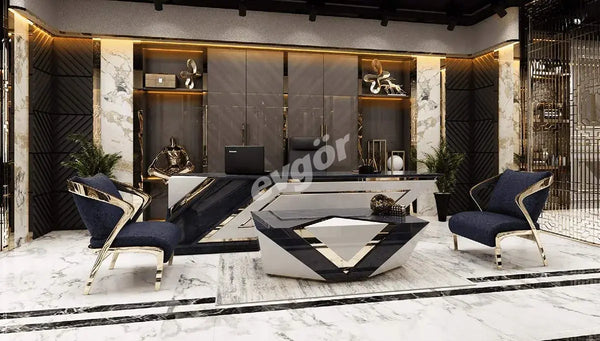 Avanos Luxurious Manager's Office Set - Premium Design & Comfort