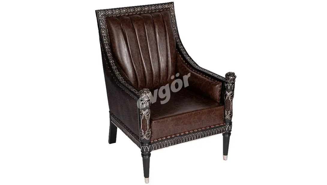 Luxury Budva Office Set: Executive Desk, Comfortable Chair, and Elegant Console