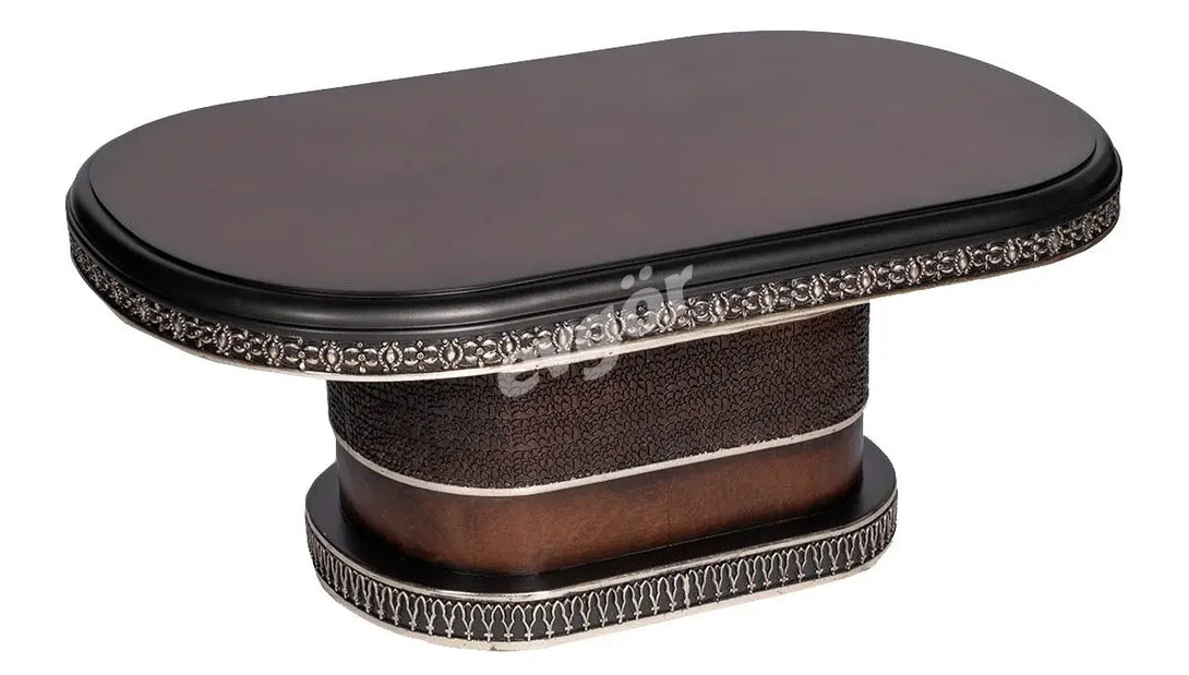 Luxury Budva Office Set: Executive Desk, Comfortable Chair, and Elegant Console