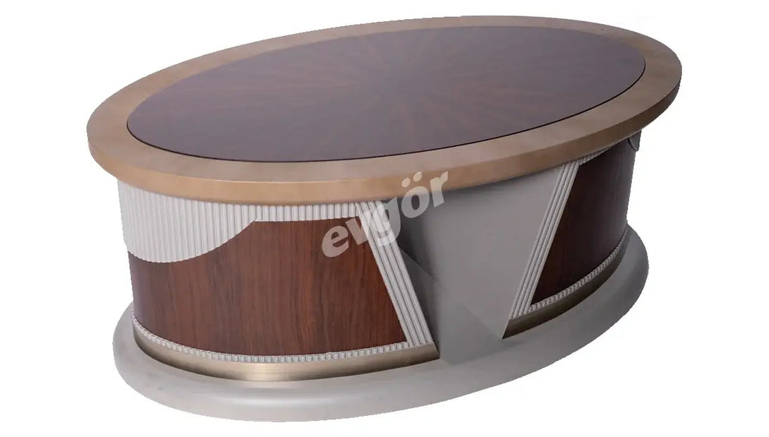 Devin Luxurious Executive Office Set: Opulent Design, Premium Comfort, and Royal Ambiance