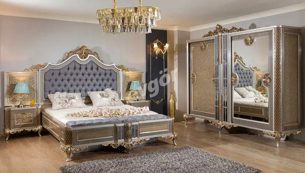 Feraye Avangarde Bedroom Set - Luxurious & Engaging Design