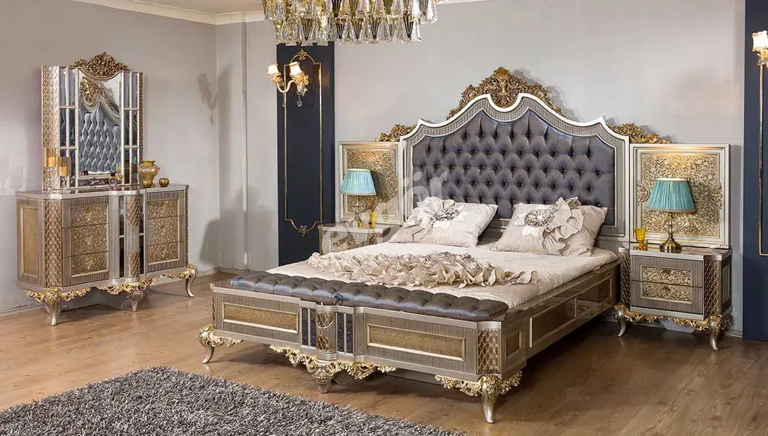 Feraye Avangarde Bedroom Set - Luxurious & Engaging Design
