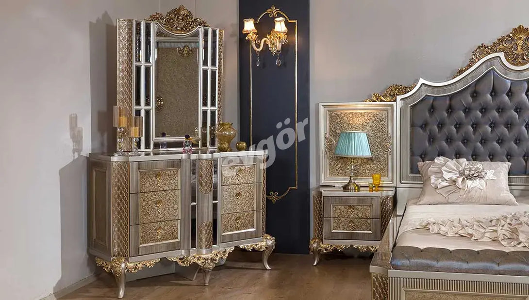 Feraye Avangarde Bedroom Set - Luxurious & Engaging Design