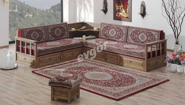 Gökalp Oymalı Ahşap Şark Köşesi