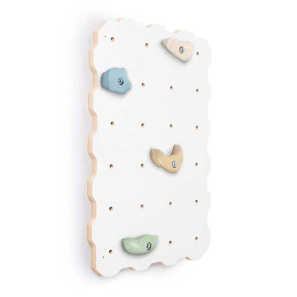 MAMOI® Wooden Climbing Wall for Toddlers - Indoor Playground with Rock Holds for Safe and Engaging Play