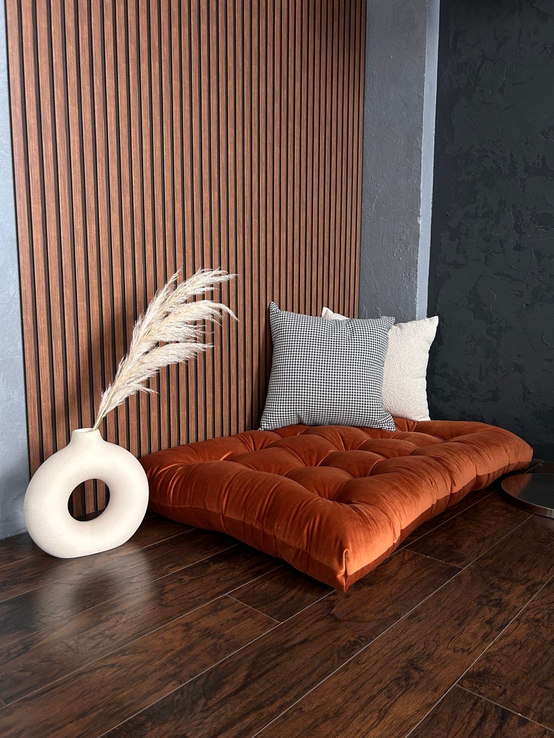 Luxurious Emerald Green Velvet Floor Cushions | Versatile & Comfortable Seating