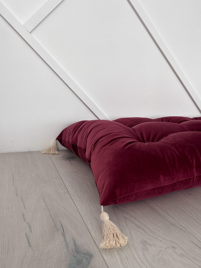 Luxurious Velvet Floor Cushion for Reading Nooks & Kids Rooms | Circus Vibe Seating