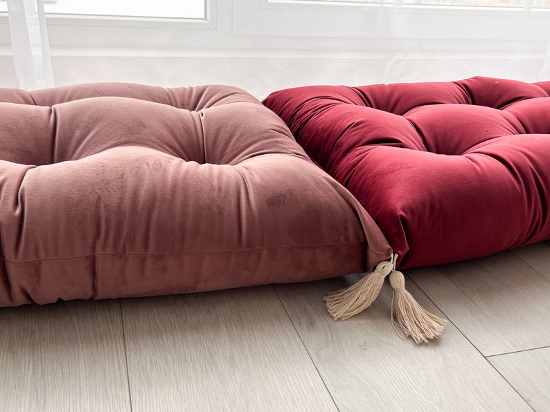 Luxurious Velvet Floor Cushion for Reading Nooks & Kids Rooms | Circus Vibe Seating