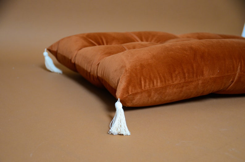 Luxurious Velvet Floor Cushion for Reading Nooks & Kids Rooms | Circus Vibe Seating