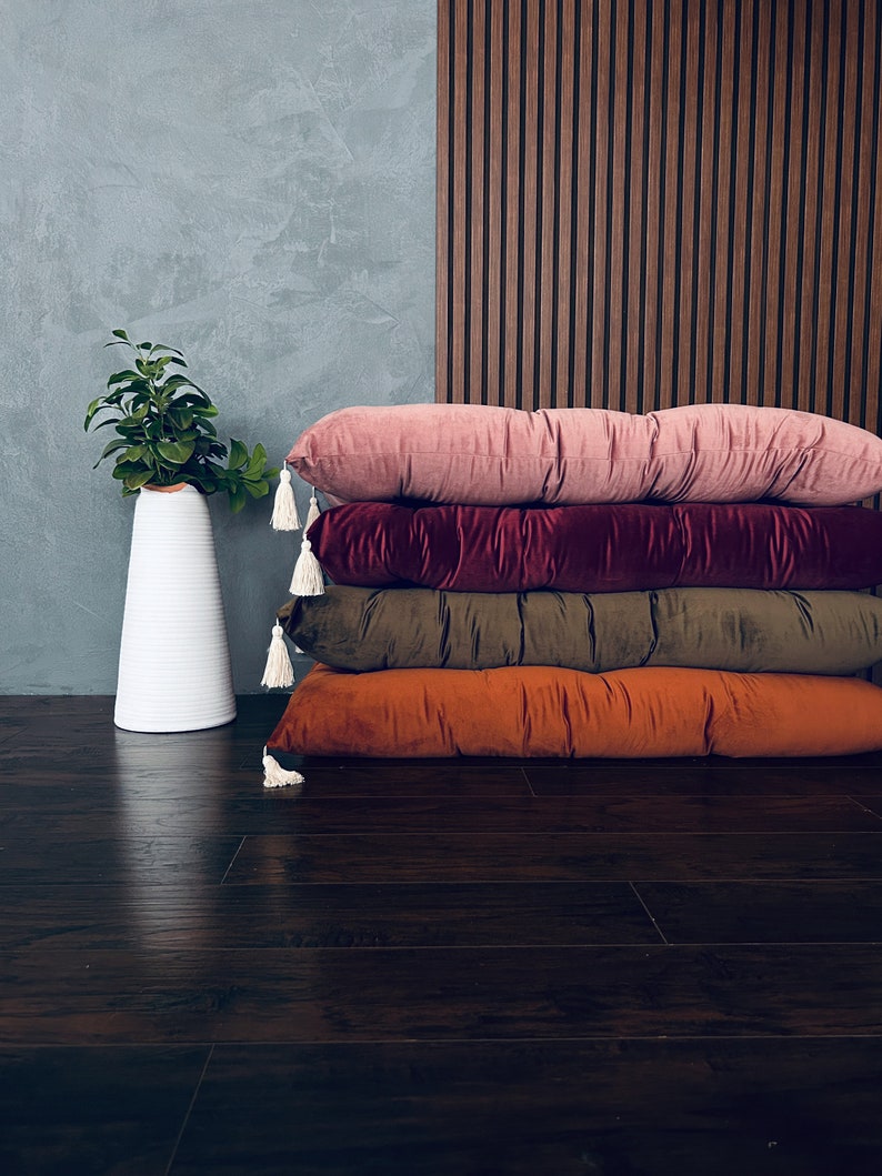 Luxurious Velvet Floor Cushion for Reading Nooks & Kids Rooms | Circus Vibe Seating