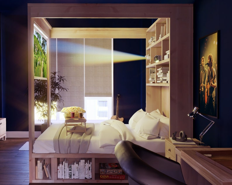 DIY Queen Storage Bed Frame Plans: Beginner-Friendly, Modern Design with Integrated Storage
