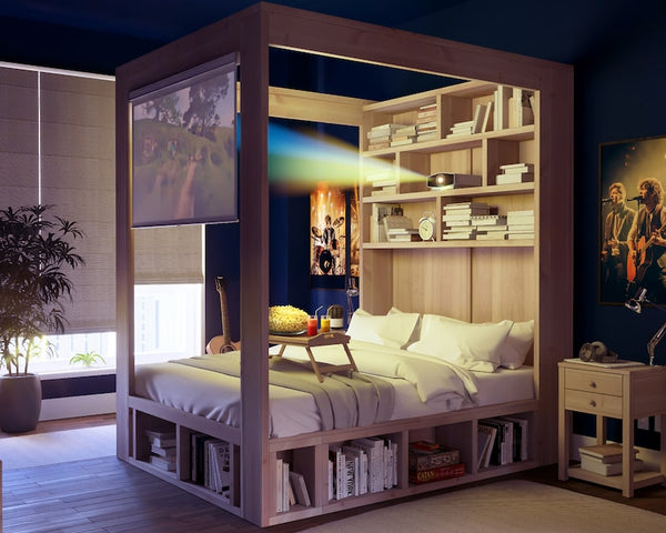 DIY Queen Storage Bed Frame Plans: Beginner-Friendly, Modern Design with Integrated Storage