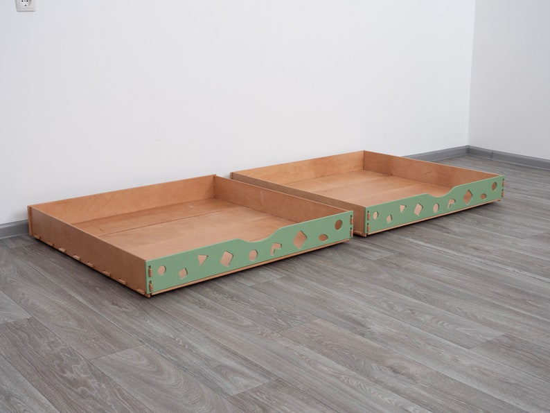 Montessori Monkey Bed: Toddler Climbing Bed Frame with Drawers & Indoor Playground - Natural Wood, Safe & Engaging