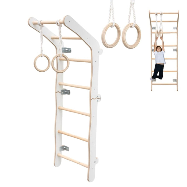 MAMOI® Kids Indoor Climbing Frame - Swedish Ladder, Gorilla Gym, Monkey Bars & Play Gym for Toddlers