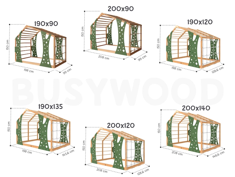 Montessori Gym Bed, Jungle Gym, Toddler Bed, Indoor Gym Bed, Indoor Playhouse, Platform Bed