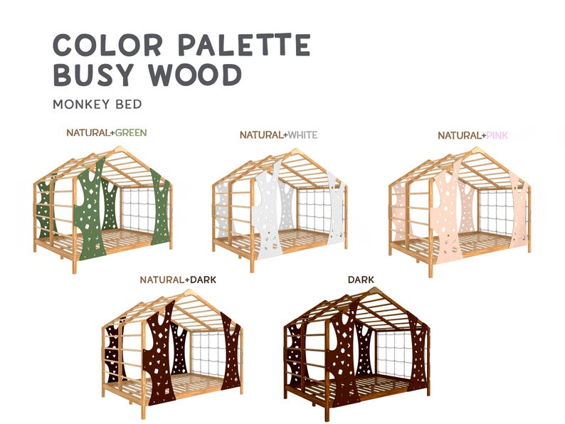 Montessori Bed, Toddler Gym, Montessori Climber, Indoor Play Gym, Toddler Bed, Bed Frame, Playroom Decor, Kids Furniture, Baby Gift