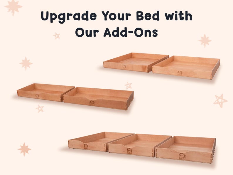 Premium Montessori Toddler House Bed with Canopy and Legs - Handmade Natural Alder Wood Furniture for Engaging Nursery Decor
