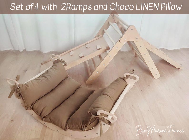 Montessori Climbing Arch with Pillow, Toddler Climb Arch with Pillow, Kletterbogen mit Kissen, Montessori Rocker Arch, Climb Arch+Cushion
