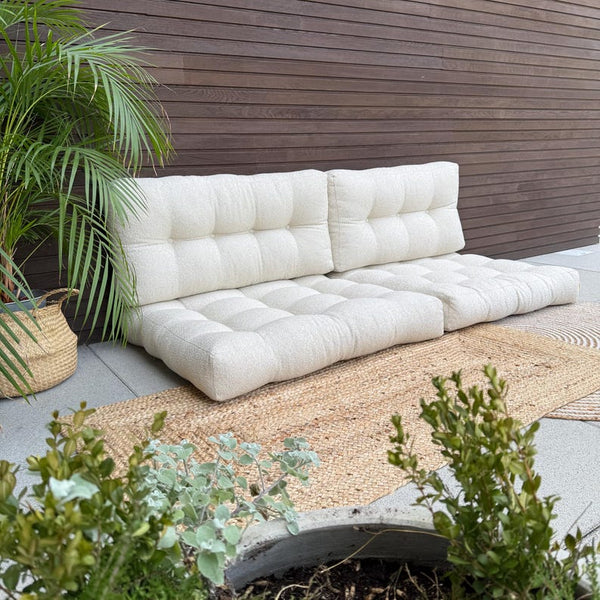 Premium Waterproof Outdoor Bench Cushion - Custom Size Garden, Patio, Balcony Furniture Pad