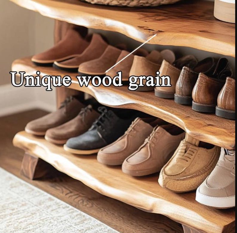 Custom Narrow Wood Bench for Entryway - Handmade Solid Wood Mudroom Furniture, Farmhouse Style Seat with Storage