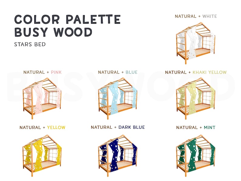 Interactive Montessori Toddler Gym Bed with Playhouse & Climbing Frame - Safe, Engaging Kids Furniture