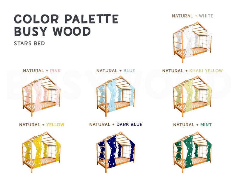 Toddler Montessori Gym Bed with Climbing Frame - Indoor Playhouse & Loft Bed for Kids Room