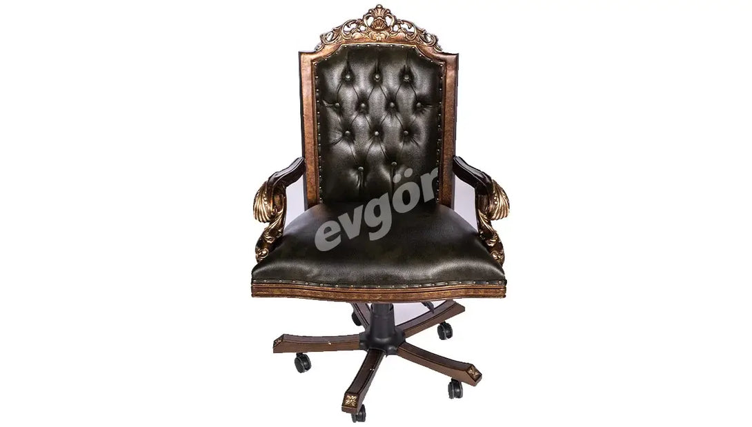 Kingston Klasik Executive Office Set - Luxurious Presidential Desk & Seating