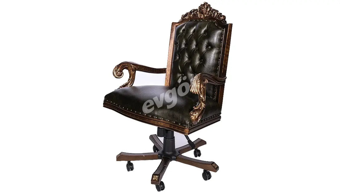 Kingston Klasik Executive Office Set - Luxurious Presidential Desk & Seating