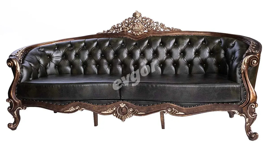 Kingston Klasik Executive Office Set - Luxurious Presidential Desk & Seating