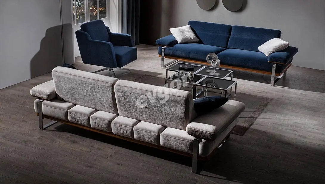 Lavenya Metal Sofa Set