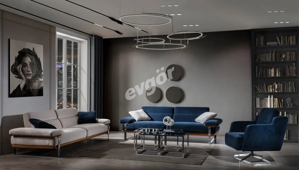 Lavenya Metal Sofa Set