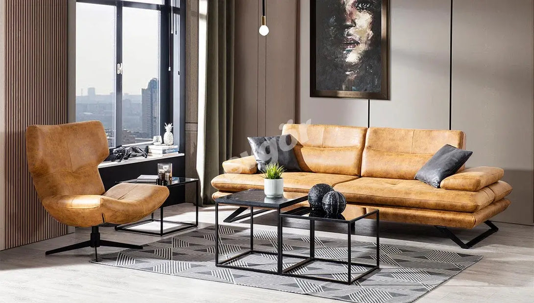 Perlo Mekanizmali Sofa Set