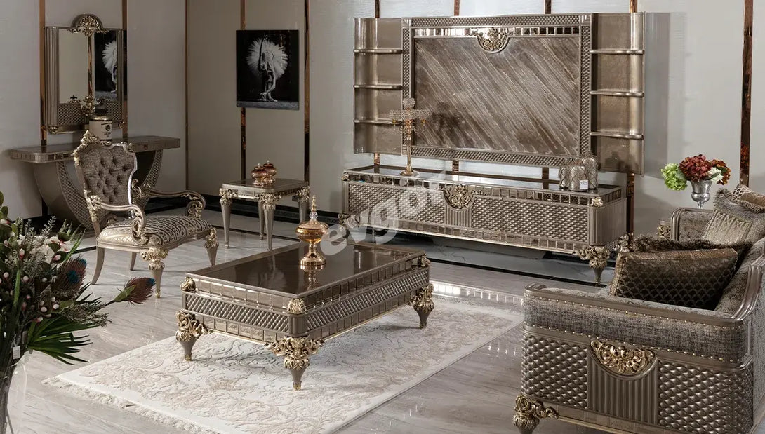 Rivesa Art Deco Sofa Set
