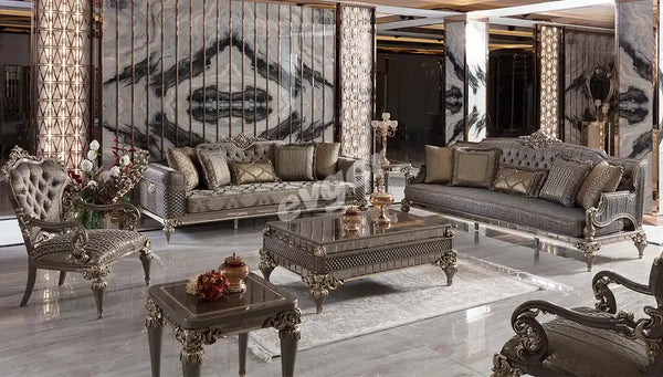 Rivesa Art Deco Sofa Set