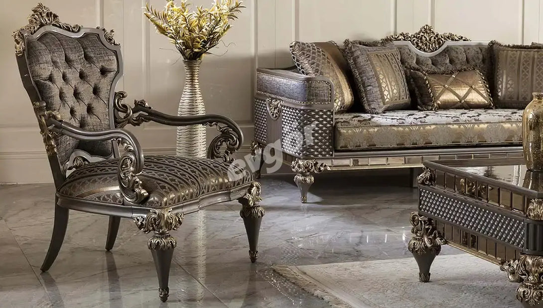 Rivesa Art Deco Sofa Set