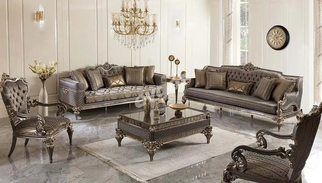 Rivesa Art Deco Sofa Set