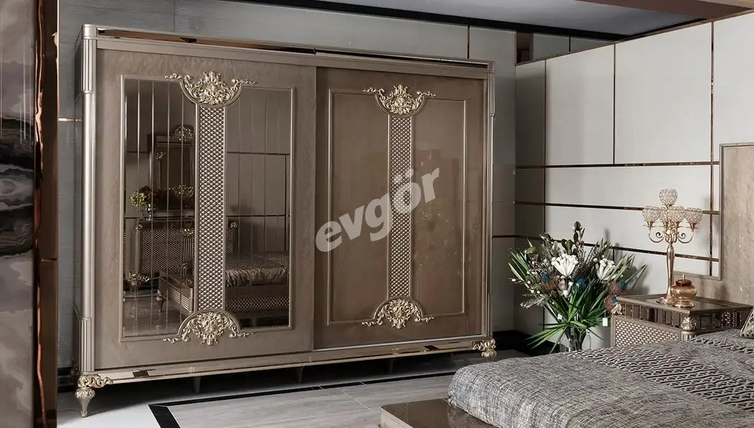 Rivesa Art Deco Yatak Odası Takımı - Şık ve Konforlu Yatak Odası Mobilyaları