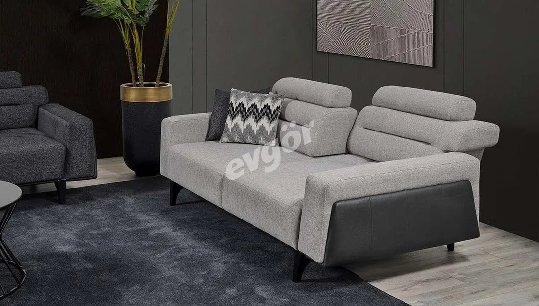 Sorti Anthracite Sofa Set