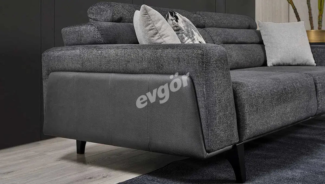 Sorti Anthracite Sofa Set