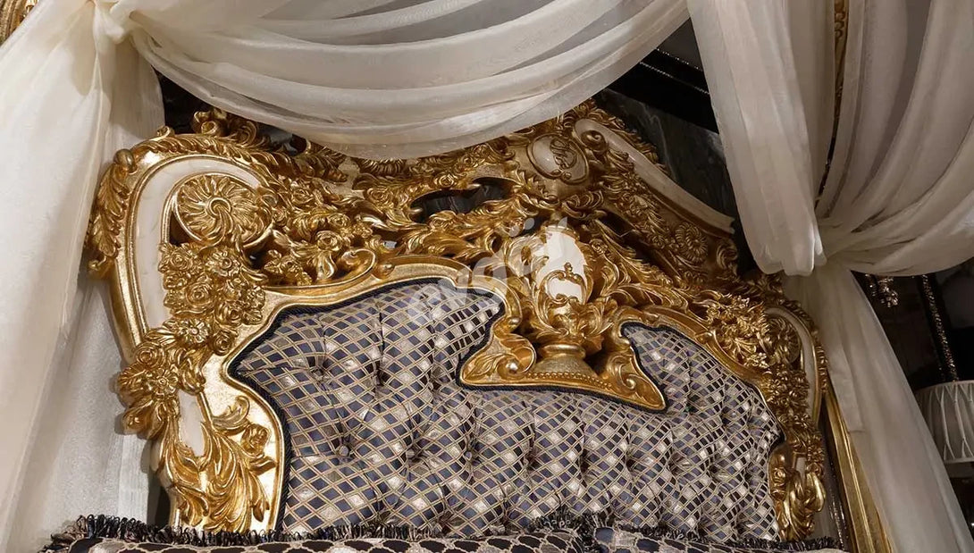 Sultan Krem Klasik Yatak Odası