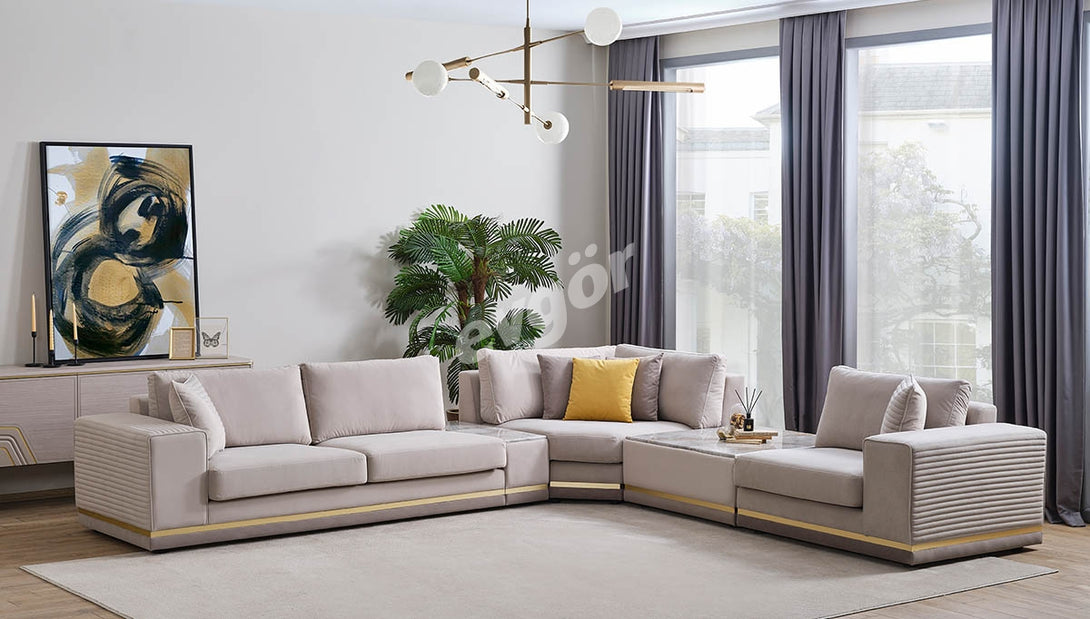 Tahyana Modern Corner Set